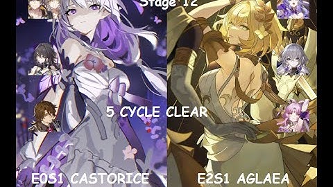 NEW 3.2 MOC 12 | E0S1 Castorice x E2S1 Aglaea | Honkai Star Rail