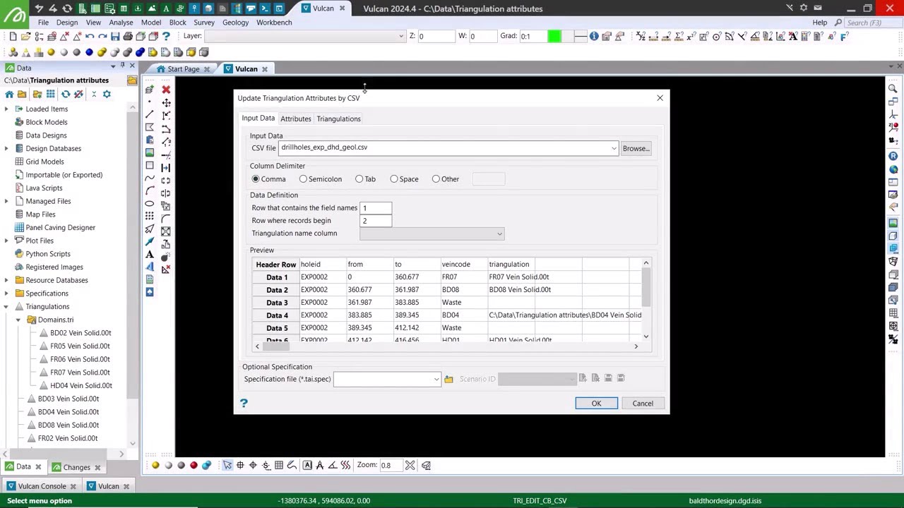 How to apply features to design objects in Vulcan