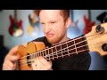 Playing metal on a UKULELE BASS actually sounds ULTRA HEAVY