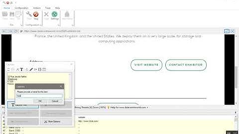 Scraping exhibitor details from www.datacentreworld.com