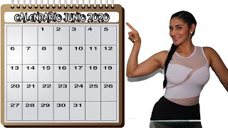 CALENDARIO DE ENTRENAMIENTO PARA CUERPOS10 - JUNIO 2020. Rutinas Avanzadas.