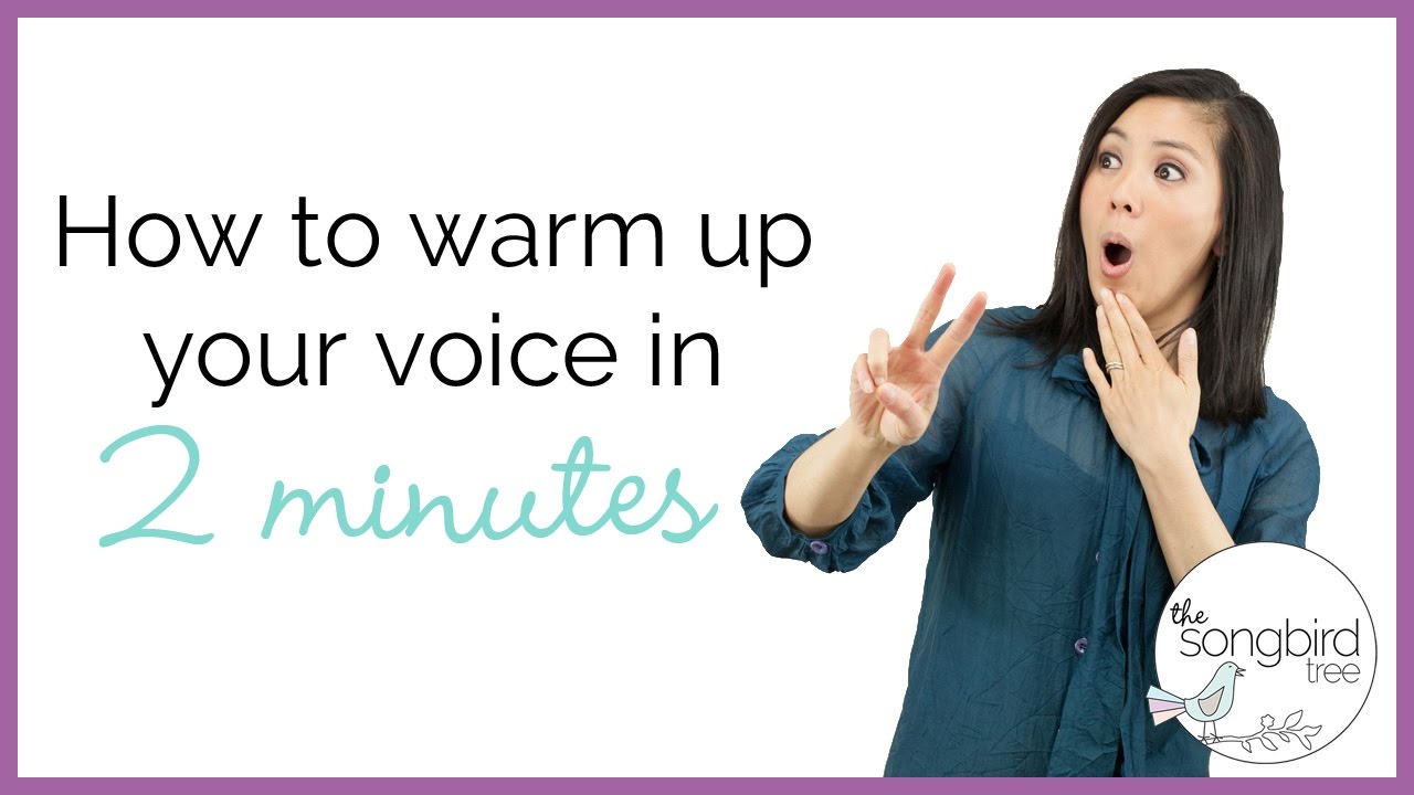 Singing Tutor. How to warm up the Voice in a Vocal Song.