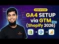 Shopify Tracking Setup 2026 🔥 GA4 + GTM Step-by-Step (No Mistakes!)