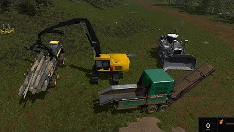 Farming simulator 17 - Logging on Pacific inlet #15