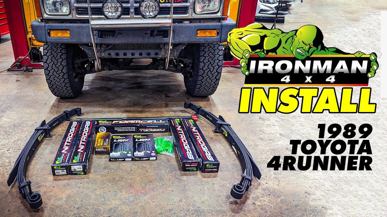 Ремонт провисшей подвески на 35-летнем грузовике | Комплект для лифта Ironman 4x4 для 4runner пер...