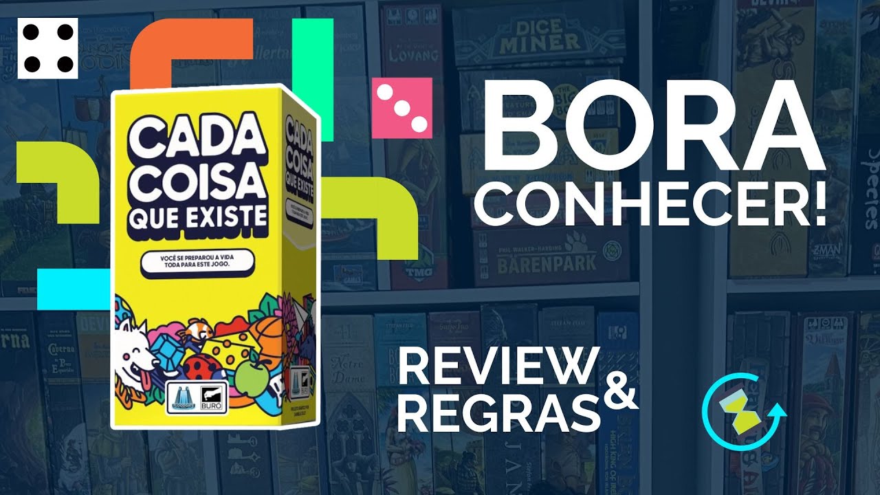 CADA COISA QUE EXISTE - UM JOGO FESTIVO, ONDE TUDO O QUE VOCÊ APRENDEU ...