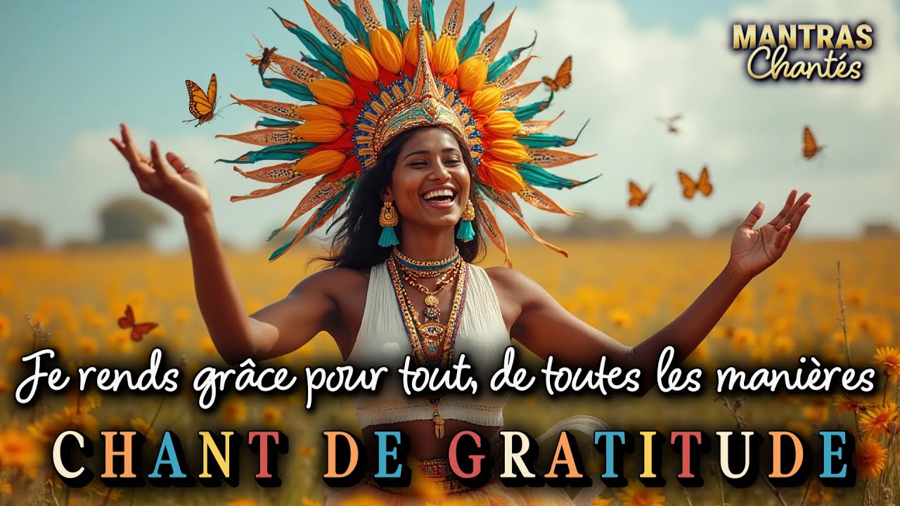 🎧🌿CHANT DE GRATITUDE : JE RENDS GRÂCE POUR TOUT, EN TOUS SENS 🌍🌿HYMN DU MÉRITE