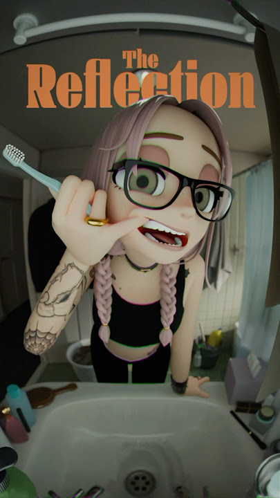 The Reflection - Original Short Animation #3danimation #blender #horror