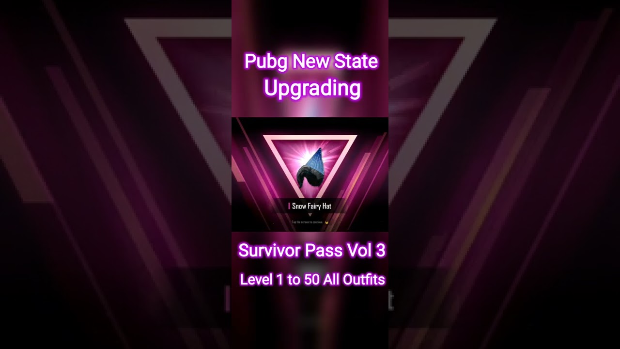 Pubg New State Survivor Pass Vol 3 Collecting lvl 1 to 50 all Outfits 🔥🔥❤️😍😍