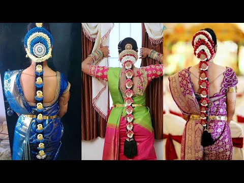 Wedding Hairstyle Step By Step with Flowers | Bridal HairStyles | Hair Styles & FaWedding Dressesons
