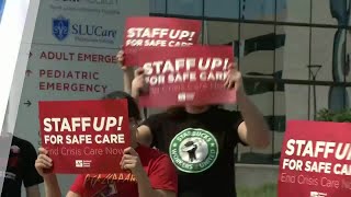 Saint Louis University Hospital nurses push for more staff
