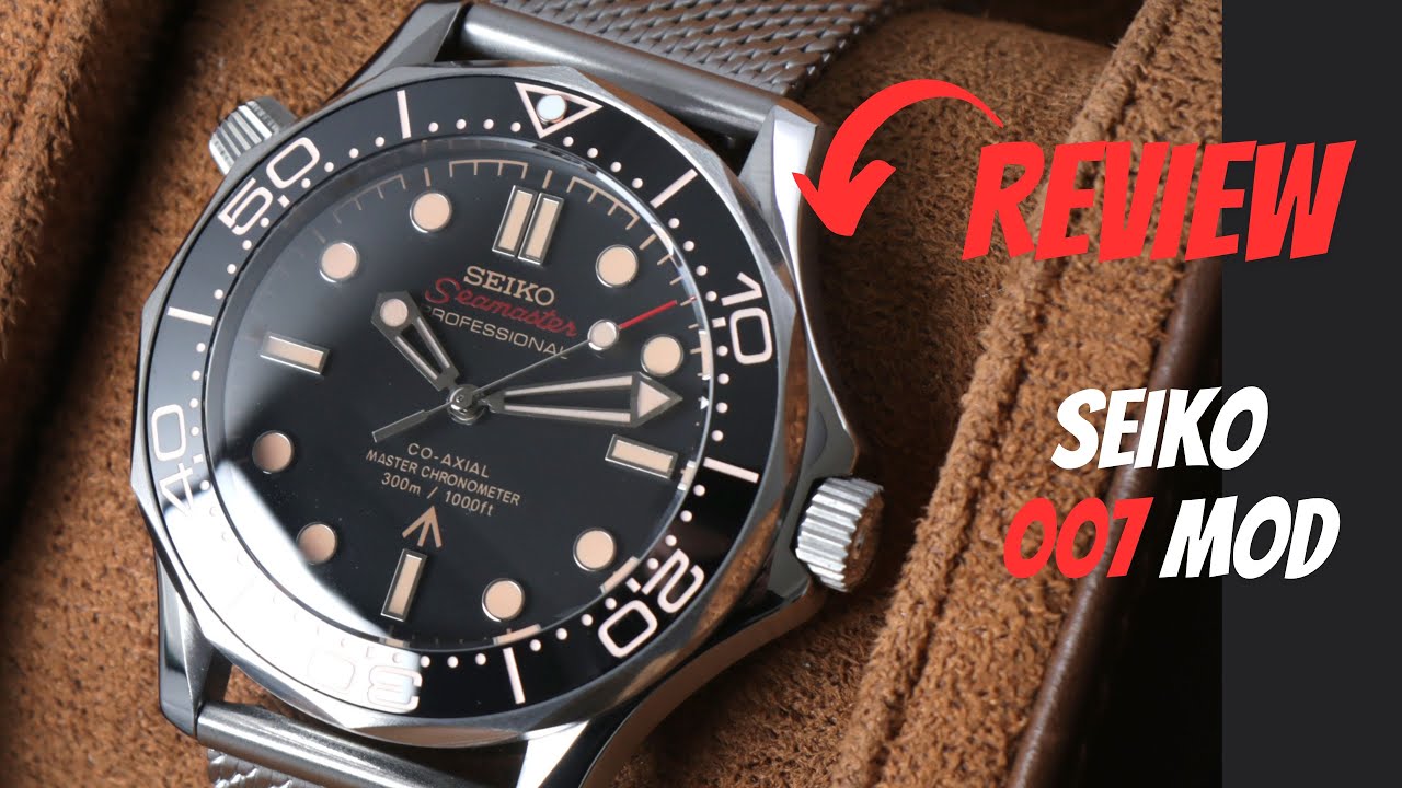 Custom Seiko 007 MOD Seamaster Review - Custom Watch #seikomod 