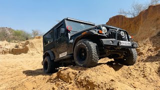 Thar Crde Off-Roading!Aaj tho Thar Gyi 😨😨First Vlog-1 #youtube #4x4 #thar #mahindra