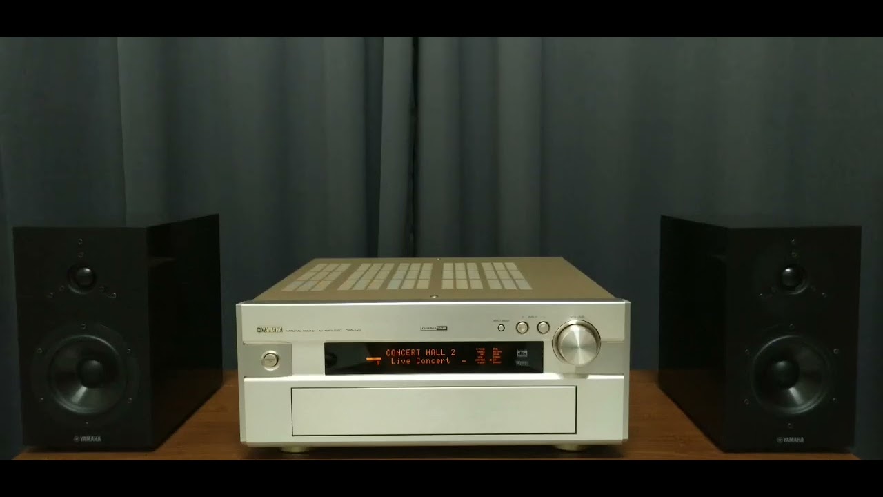 YAMAHA DSP-AX2 - YouTube