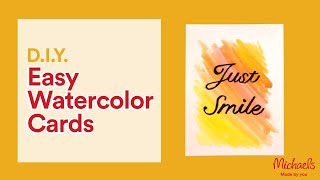 Easy Watercolor Cards | Michaels screenshot 4