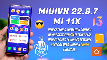 Must Watch : MIUIVn 13 Edition v2 for Mi 11x, 90Fps, GPhoto, New Animation Control, Launcher, Files