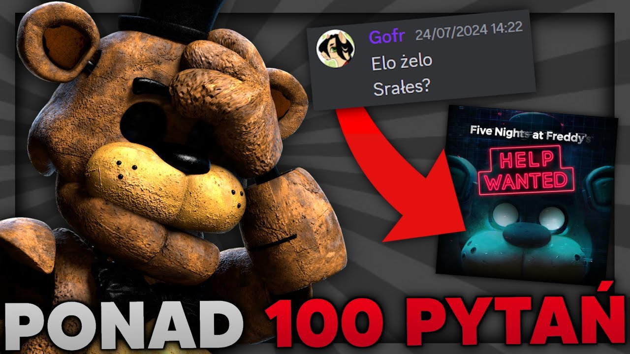 Q&A, ale jak NIE ODPOWIEM gram we FNAF HW na VR (a się go boję xD) Specjal na 25k