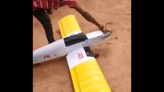 Video: FUTO student successfully test runs the aeroplane he built as his final year project