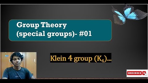Klein 4 group ||| #group theory