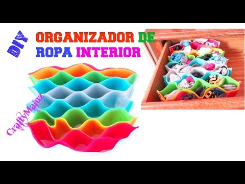 Video: Cómo Hacer Un Organizador De Lencería De Bricolaje