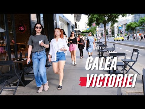 Beautiful Girls from Calea Victoriei in Bucharest, Romania! 4K Video