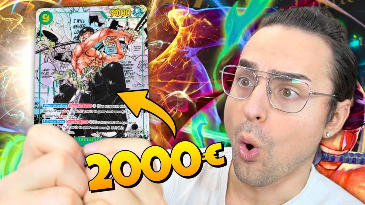 ANTEPRIMA OP-06 🤩 ZORO MANGA da 2000€ e GOD PACK - One Piece Card Game ITA