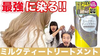 【ミルクティートリートメント】ドンキで買える！最強に染まるとう噂のトッティモを検証！