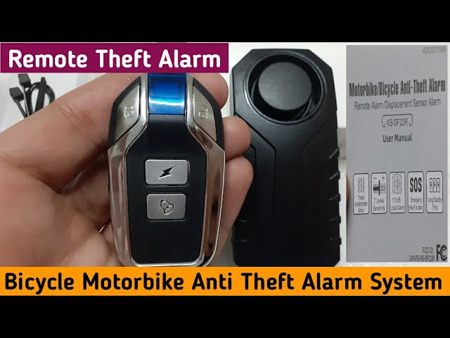 MOTORBIKE BICYCLE ANTI-THEFT ALARM