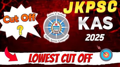 JKPSC KAS 2025 Prelims Cut Off 🎯 | Genuine Analysis | #JKAS2025CutOff