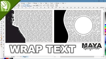 How to create wrap text in corel draw | Coreldraw tutorial | Learn coreldraw in hindi