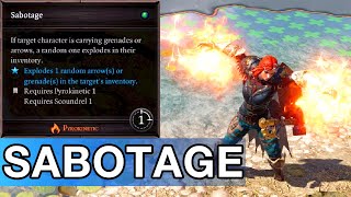 Sabotage - Divinity 2 [Crafted Skill]