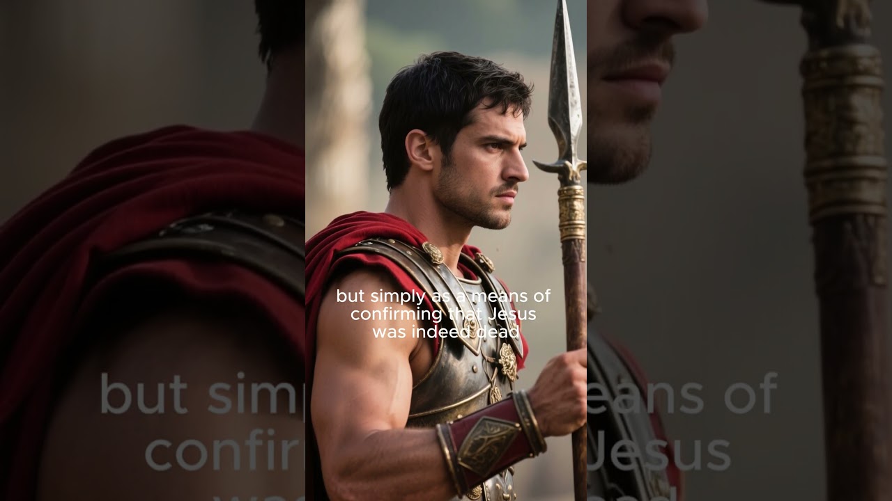 Jesus is Pierced, Virgin Mary Weeps — The Cross and the Soldier