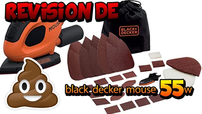  BLACK+DECKER BEW230BC-QS BEW230BC-QS-Lijadora Mouse
