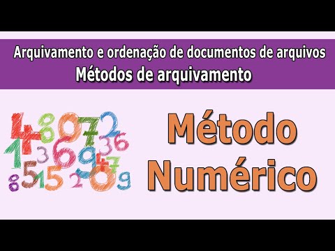 Métodos de arquivamento: Método numérico