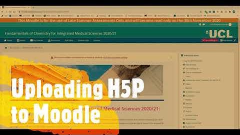 How to upload an H5P file to Moodel