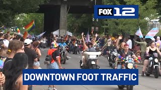 Downtown Portland foot traffic hits post-pandemic high; local businesses owners weigh in