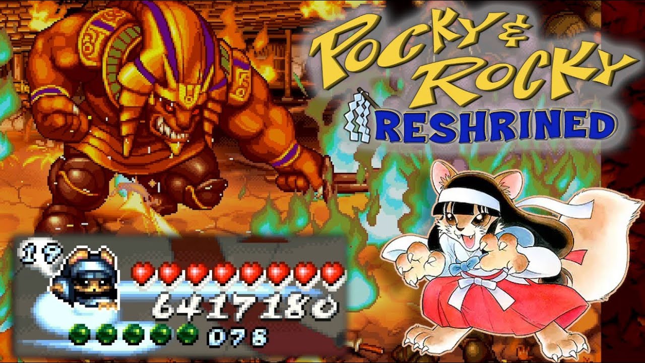Pocky & Rocky Reshrined - Hard, No Death Clear + All Secrets