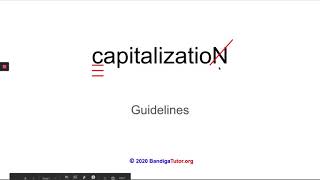 Capitalization Guidelines (3-29-20)