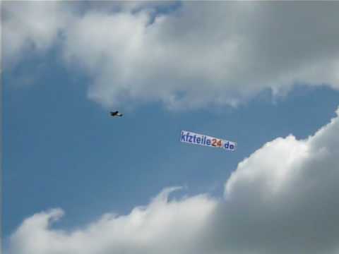 kfzteile24 Bannerflug zur Hansesail 2009 in Rostoc...