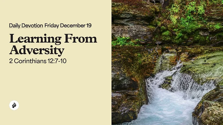 Learning From Adversity – Daily Devotional