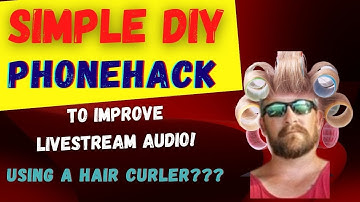 DIY Cheap & Easy Iphone/Android Hack for Wind Noise when Recording!
