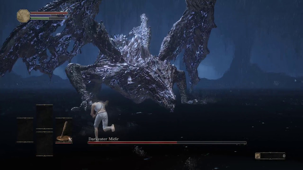 Dark Souls 3: Darkeater Midir bonked to death, SL1 no damage taken, +10 ...
