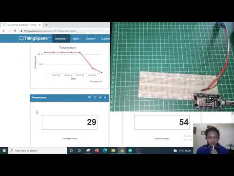 Video: ESP8266 Dengan Tutorial Thingspeak dan DHT11 - Server Web: 7 Langkah