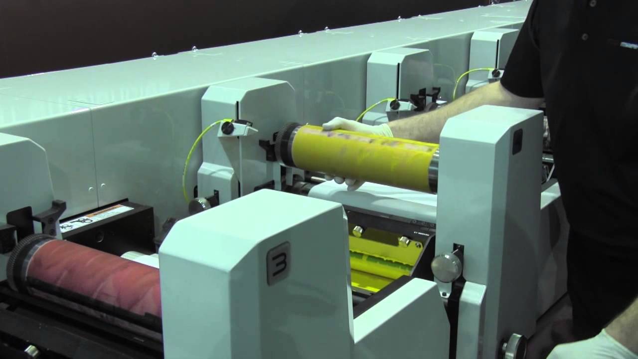 siris digital cousin Mark Andy present the new P4 press at Labelexpo - Labels & Labeling TV