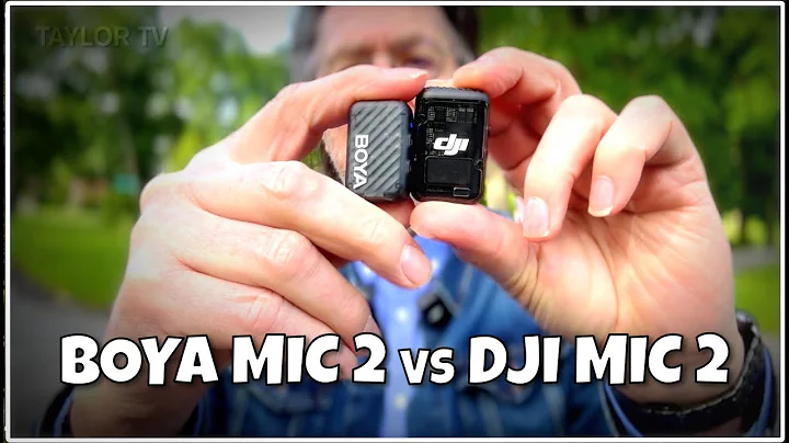 Two Wireless Mics Comparison - The BOYA Mic 2 & The DJI Mic 2