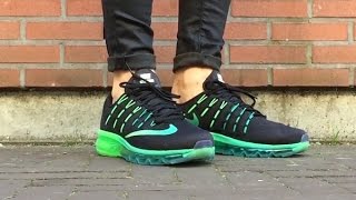 evolución superficial Conmoción Nike Air Max 2016 Black Green | Sneakersenzo - YouTube