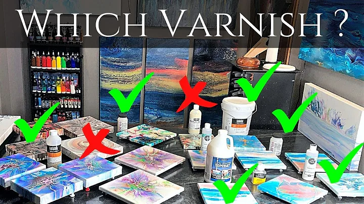 What VARNISH & FINISH is RIGHT for you❓ 🤷‍♀️ Info on price/oz Tips and Brands | Acrylic Fluid Art
