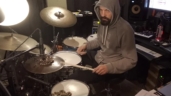 Aaron Johnston plays some drum N'  bass