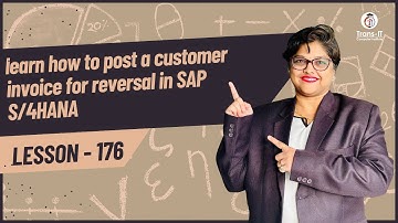 #lecture 176: learn how to post a customer invoice for reversal in SAP S/4HANA | #sapficotutorial |