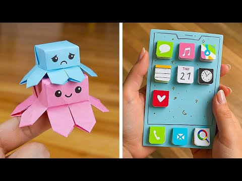 Zamień Papier w Magię! ✨ Niesamowite Zabawki i Dekoracje DIY! 🤩